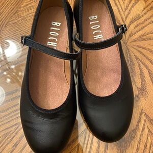 Bloch Black Mary Jane Kids Tap/Dance with Single Strap
